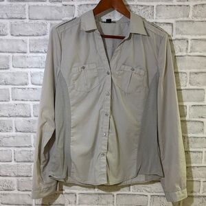 INC International Concepts Men's Gray Button-Down Shirt, size XL